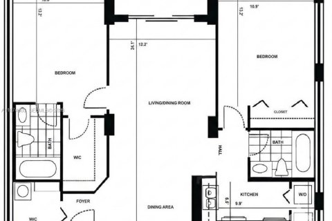 Condo in Miami, Florida, 2 bedrooms  № 2041712 - photo 9