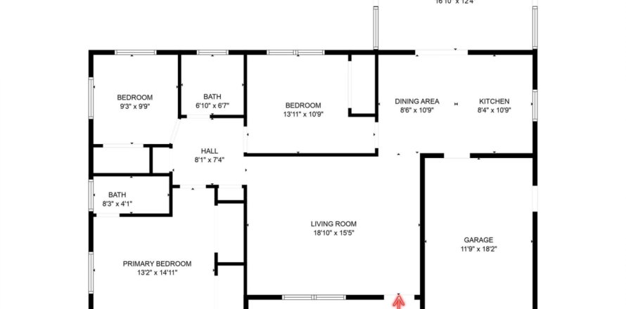 Villa ou maison à Boca Raton, Floride 3 chambres, 105.26 m2 № 1216336