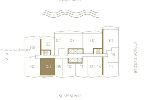 Купить кондоминиум в Майами, Флорида 1 спальня, 80.08м2, № 2276602 - фото 18