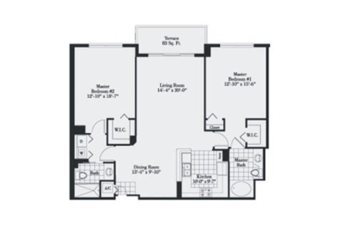 Condominio en alquiler en Hallandale Beach, Florida, 2 dormitorios, 106.84 m2 № 2245814 - foto 3