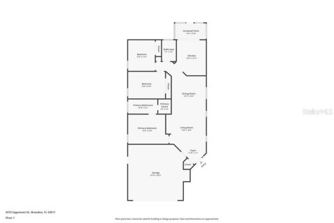Villa ou maison à louer à Brandon, Floride: 3 chambres, 117.89 m2 № 2427501 - photo 2