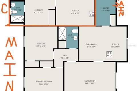 Apartamento en alquiler en Tampa, Florida, 1 dormitorio, 30.56 m2 № 1866186 - foto 7