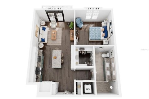 Appartement à louer à Celebration, Floride: 1 chambre, 75.25 m2 № 1849720 - photo 9