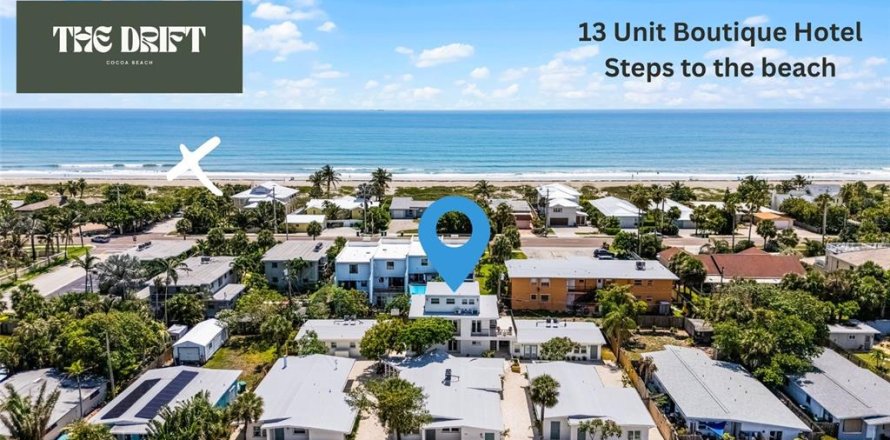 Propiedad comercial en Cocoa Beach, Florida 759.66 m2 № 1837211
