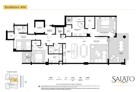 Condo in Pompano Beach, Florida, 3 bedrooms  № 1161854 - photo 1