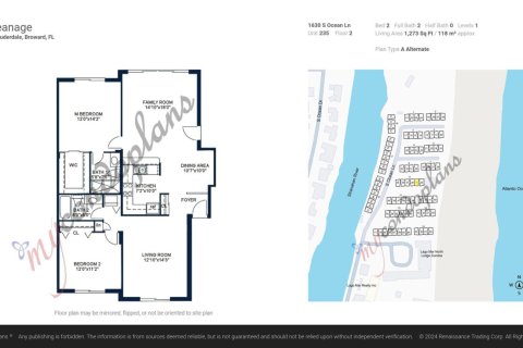 Copropriété à louer à Fort Lauderdale, Floride: 2 chambres, 118.26 m2 № 2319439 - photo 13