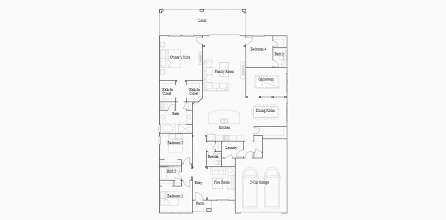 Townhouse in TRINITY LAKES in Groveland, Florida 4 bedrooms, 270 sq.m. № 102858