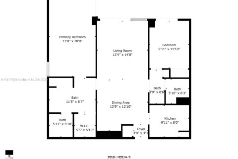 Купить кондоминиум в Авентура, Флорида 2 спальни, 100.06м2, № 1788356 - фото 25