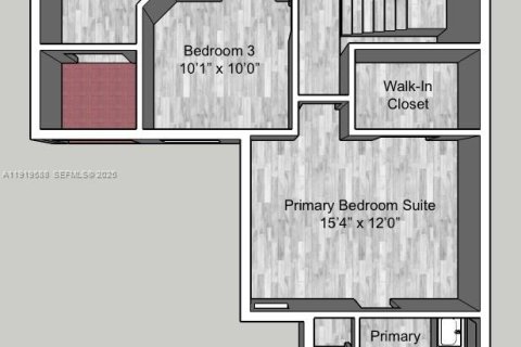 Снять в аренду таунхаус в Холливуд, Флорида 3 спальни, 162.39м2, № 1989120 - фото 11
