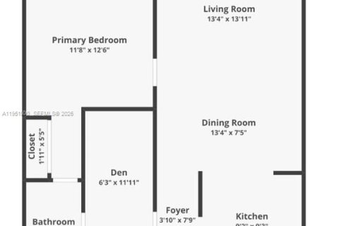 Condominio en venta en North Miami Beach, Florida, 1 dormitorio, 75.72 m2 № 2091300 - foto 21