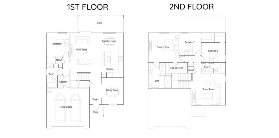 Townhouse in TRAIL'S EDGE AT BABCOCK RANCH in Punta Gorda, Florida 4 bedrooms, 235 sq.m. № 138289