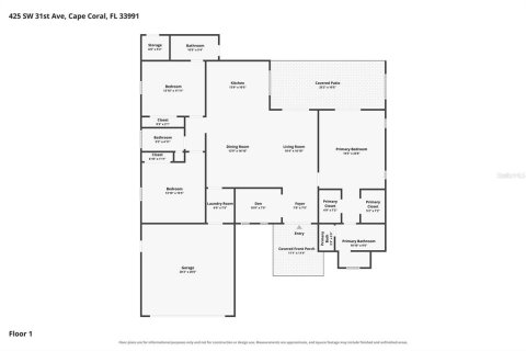 House in Cape Coral, Florida 3 bedrooms, 176.51 sq.m. № 2318369 - photo 5