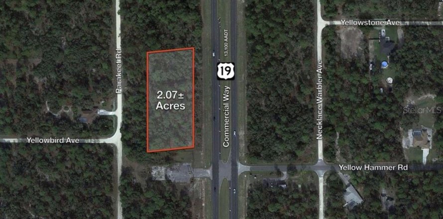 Terreno en Weeki Wachee, Florida № 1612351