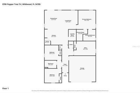 House in Wildwood, Florida 4 bedrooms, 193.52 sq.m. № 2203661 - photo 8