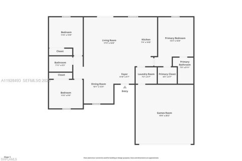 Casa en venta en Lehigh Acres, Florida, 3 dormitorios № 1986950 - foto 2