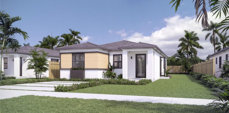 House in Miami, Florida 4 bedrooms, 138.89 sq.m. № 1951907