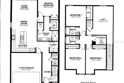Adosado en venta en Clearwater, Florida, 4 dormitorios, 209.03 m2 № 2202138 - foto 2