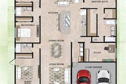 Купить виллу или дом в Дэвенпорт, Флорида 10 комнат, 213.68м2, № 1609226 - фото 3
