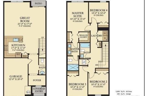 Townhouse in Riviera Beach, Florida 4 bedrooms, 172.89 sq.m. № 1100685 - photo 1