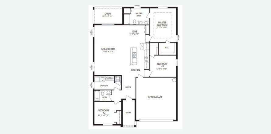 Townhouse floor plan «149SQM MEMPHIS», 3 bedrooms in CENTRAL PARK