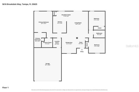 Villa ou maison à louer à Tampa, Floride: 3 chambres, 125.33 m2 № 2426887 - photo 2