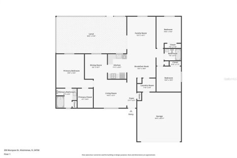 Casa en venta en Kissimmee, Florida, 3 dormitorios, 143.72 m2 № 1658320 - foto 28