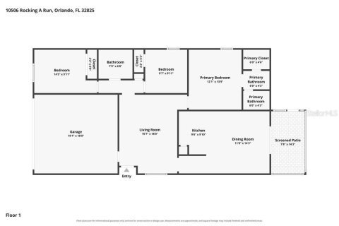 Villa ou maison à louer à Orlando, Floride: 3 chambres, 120.03 m2 № 2386813 - photo 2
