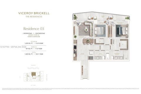 Copropriété à louer à Miami, Floride: 2 chambres, 114.73 m2 № 2431428 - photo 10