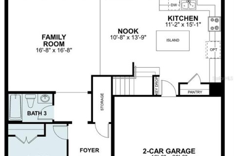 House in Apopka, Florida 4 bedrooms, 231.23 sq.m. № 1823132 - photo 2