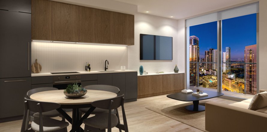 Studio in Miami, Florida in 600 MIami Worldcenter № 388937