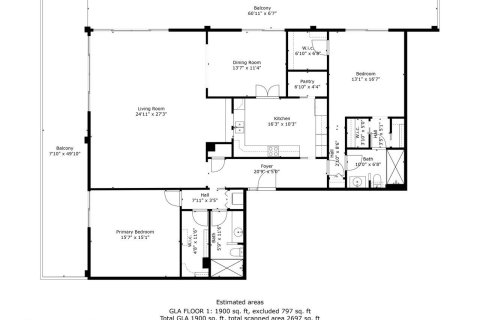 Condo in Palm Beach, Florida, 2 bedrooms  № 1132837 - photo 1
