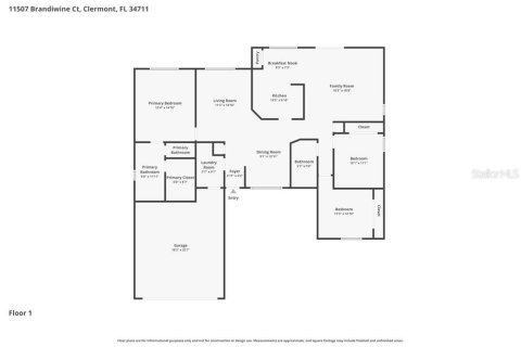 Villa ou maison à louer à Clermont, Floride: 3 chambres, 152.17 m2 № 2413516 - photo 2