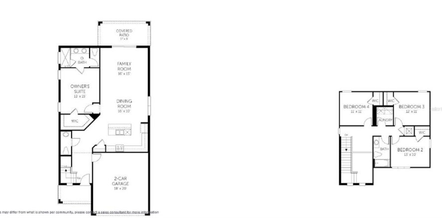 Casa en Minneola, Florida 4 dormitorios, 175.03 m2 № 1018975