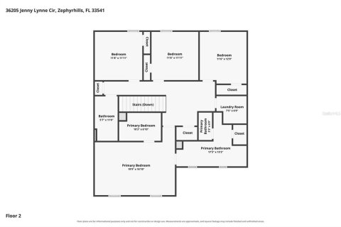 House in Zephyrhills, Florida 4 bedrooms, 225.94 sq.m. № 2349264 - photo 22