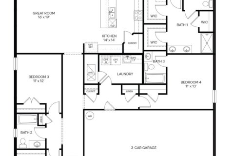 Casa en venta en Daytona Beach, Florida, 4 dormitorios, 217.02 m2 № 1675272 - foto 1