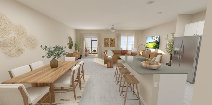 Townhouse in BEACHWALK in St. Johns, Florida 3 bedrooms, 163 sq.m. № 34468