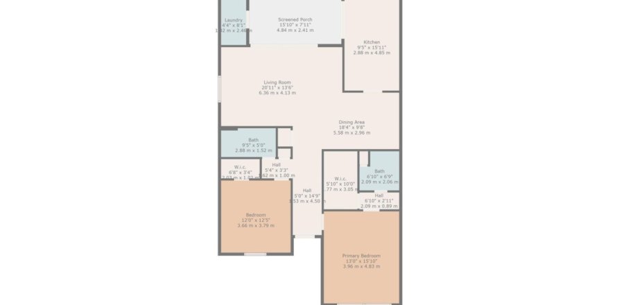 Villa ou maison à Delray Beach, Floride 2 chambres, 133.78 m2 № 1056847
