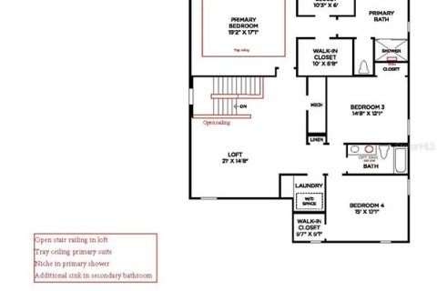 Купить виллу или дом в Апопка, Флорида 10 комнат, 290.13м2, № 2431902 - фото 4