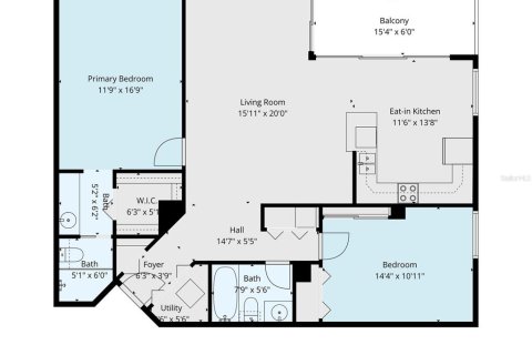 Condo in Saint Petersburg, Florida, 2 bedrooms № 2129256 - photo 26