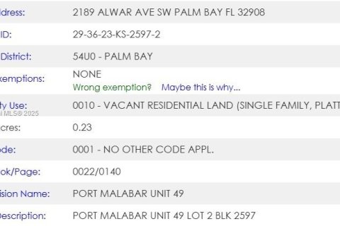 Terrain à vendre à Palm Bay, Floride № 1934474 - photo 6