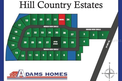 House in Dade City, Florida 4 bedrooms, 237.55 sq.m. № 2145502 - photo 17