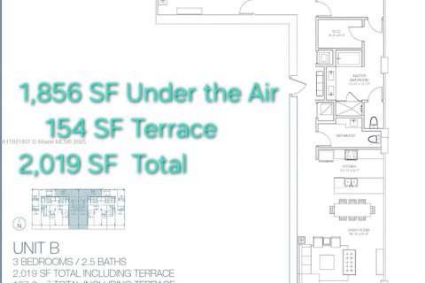 Condominio en venta en Sunny Isles Beach, Florida, 3 dormitorios, 173.26 m2 № 1977100 - foto 13