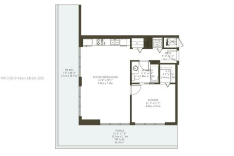 Condo in Miami, Florida, 1 bedroom  № 1944414 - photo 15