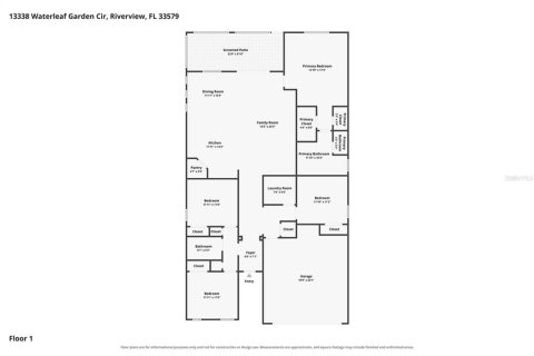 Villa ou maison à vendre à Riverview, Floride: 4 chambres, 190.08 m2 № 2388539 - photo 6