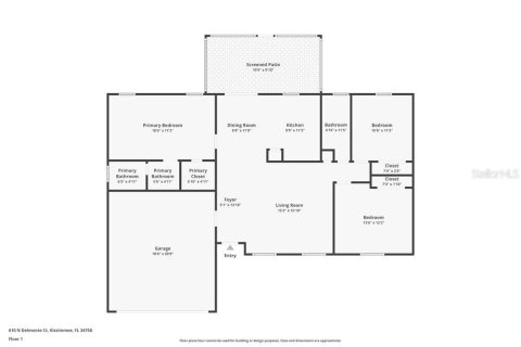 Casa en alquiler en Kissimmee, Florida, 3 dormitorios, 132.11 m2 № 1914511 - foto 2