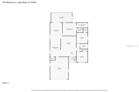 Villa ou maison à louer à Lake Mary, Floride: 3 chambres, 161.46 m2 № 2100090 - photo 2