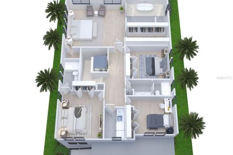 Купить виллу или дом в Тампа, Флорида 9 комнат, 325.16м2, № 2149079 - фото 7