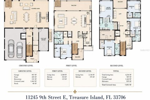 Casa en venta en Treasure Island, Florida, 5 dormitorios, 418.15 m2 № 2099982 - foto 2