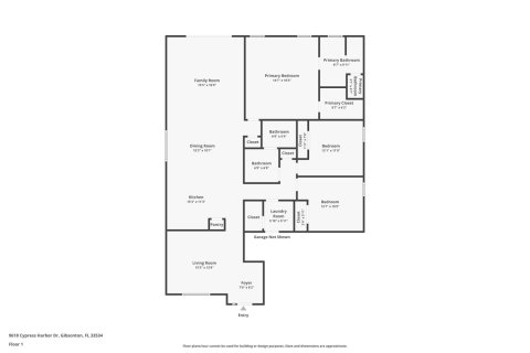 House in Gibsonton, Florida 3 bedrooms, 170.94 sq.m. № 1869745 - photo 1