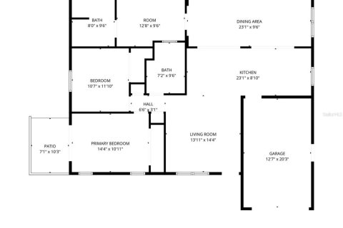 House in Port Richey, Florida 2 bedrooms, 117.06 sq.m. № 2098768 - photo 2